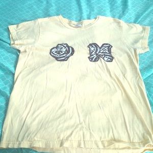 Phi Mu lettered shirt