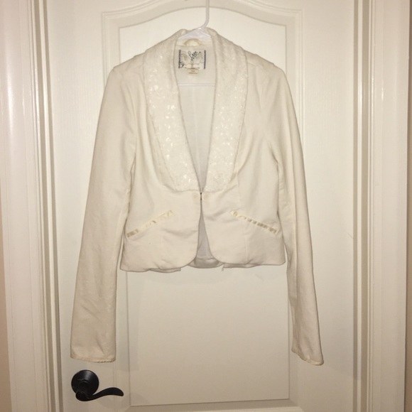 Free People White blazer