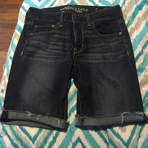 Blue jean shorts!
