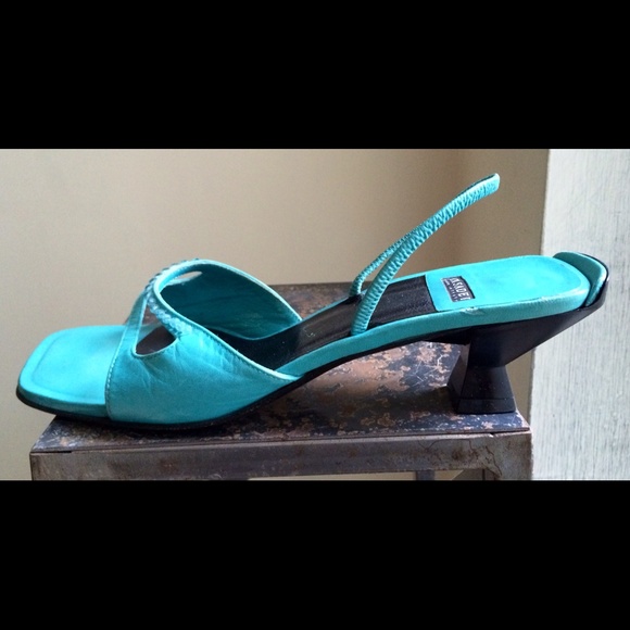 'CASADEI' sandal with clear beads geometric heel