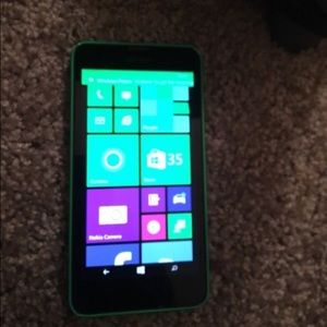 Green Nokia Cricket Phone
