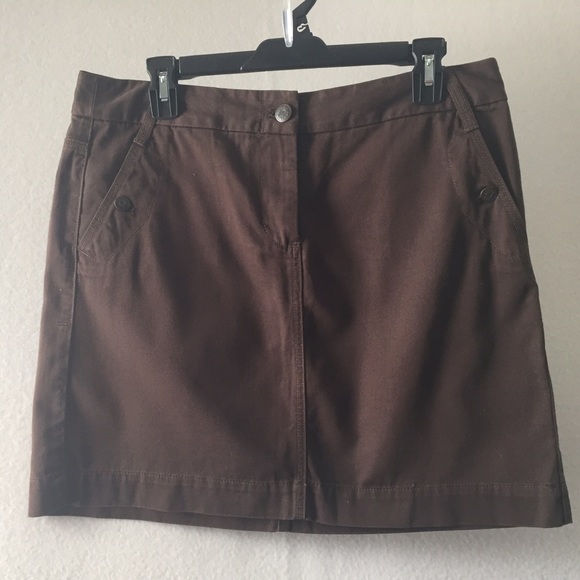 J. Crew classic Twill Chino cotton skirt sz 10