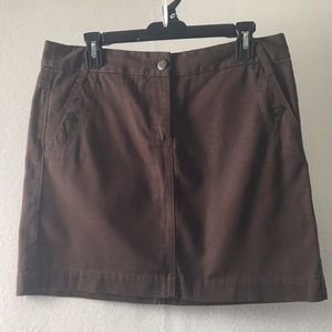 J. Crew classic Twill Chino cotton skirt sz 10