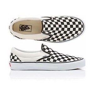 Black and white checkered vans