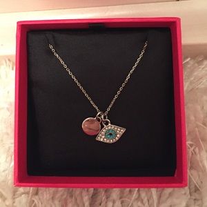 Brand New Juicy Couture Evil Eye Pendant Necklace.