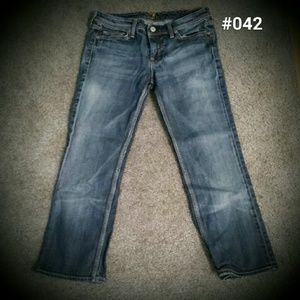 7 for all mankind size 28 cropped jeans
