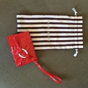 Henri Bendel Red Patent Leather Wristlet