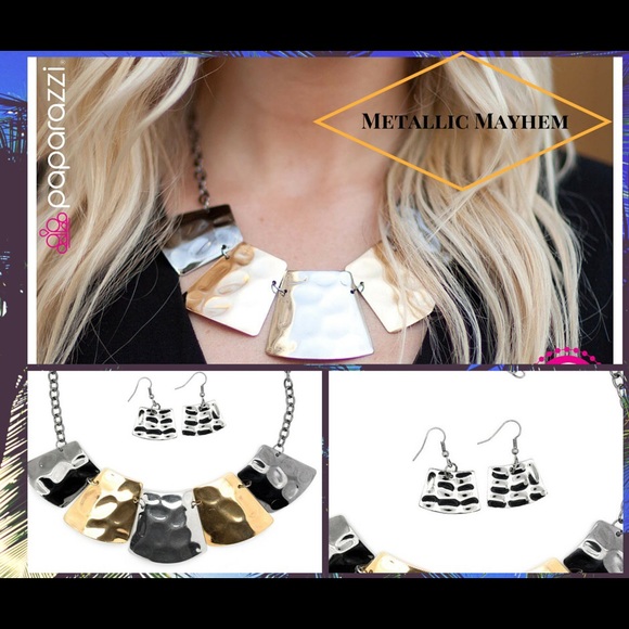 Bronze necklace and earring set - Picture 1 of 1