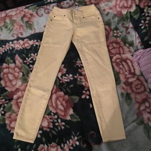 Light yellow jeans
