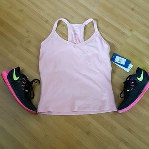 SALE Reebok pink  work out tank size Large