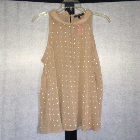 Sheer Top with Peals