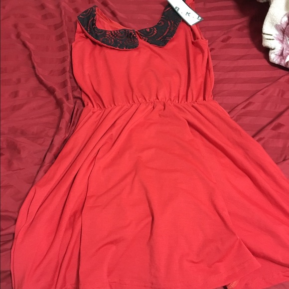 red short dress