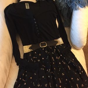 EUC Anthropologie reversible, dark brown belt