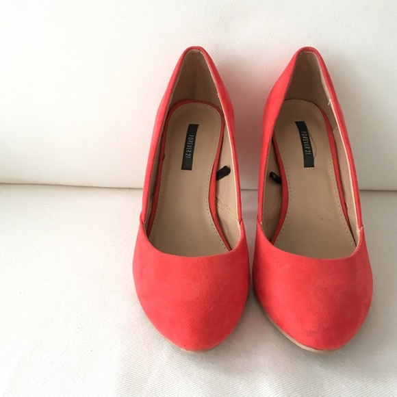 Final✨hp✨{F21} pink heels - Picture 2 of 4