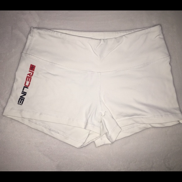 White Redline Gear shorts XS (size 4)