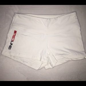 White Redline Gear shorts XS (size 4)