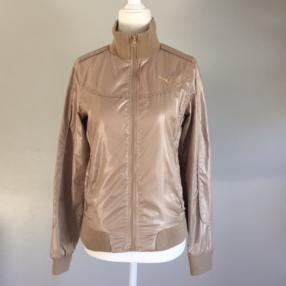 Gold Puma Track Jacket