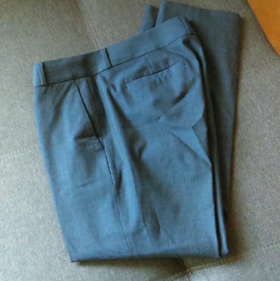 Banana Republic logan crop navy pants