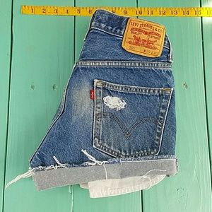 Levis high waisted shorts size 29