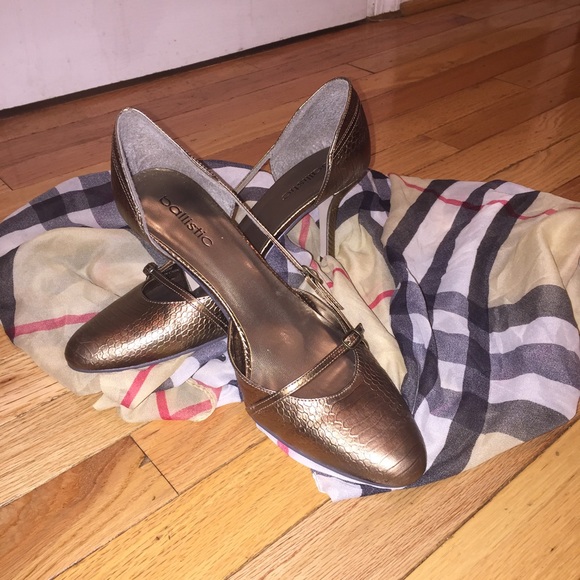 Ballistic Bronze Pumps Sz 10 - Picture 1 of 4