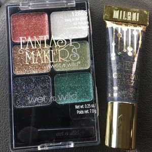 Sparkly eyeshadows
