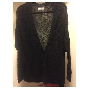 Black cardigan
