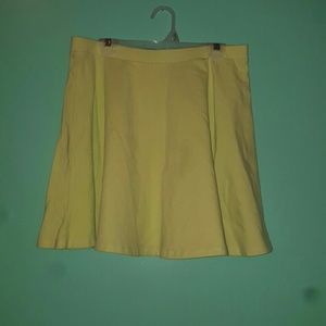 Forever 21 neon yellow skirt