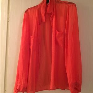 Breezy and flowy neon shirt