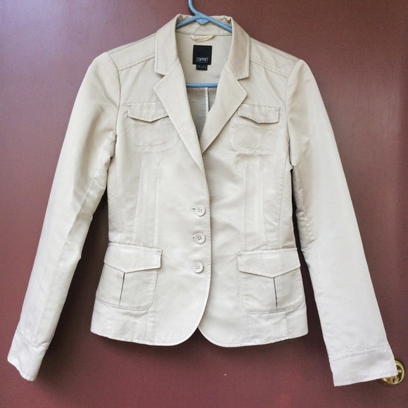 ESPRIT Collection Beige Glimmer Jacket - Picture 1 of 4