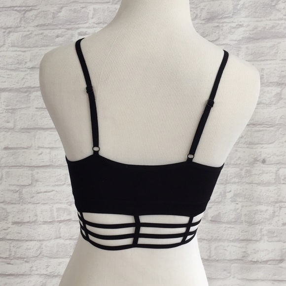 Caged Strapped Bralette - Picture 3 of 4