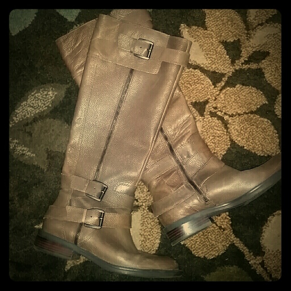 Enzo Angiolini Leather Riding Boots