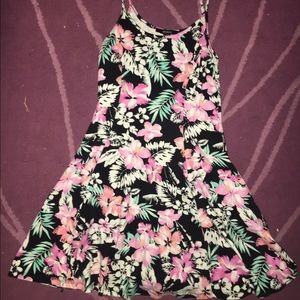Forever 21 Tropical Tank Skater Dress