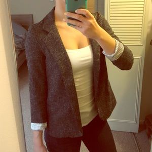 Sleek Grey Speckled Jacket