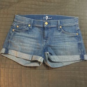 7 For All Mankind Jean Shorts