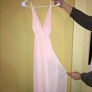 Light  pink prom dress NWT