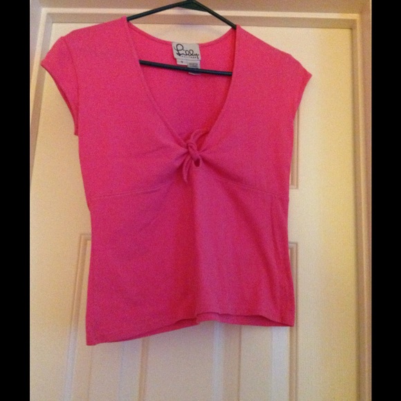 Lilly Pulitzer Front Tie Shirt