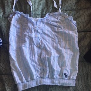 Light blue/white dressy tank!