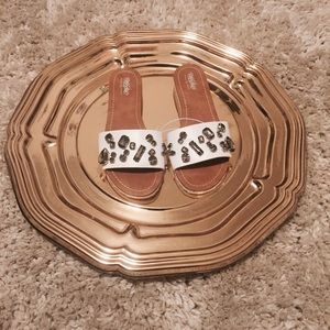 Women's White Slippers