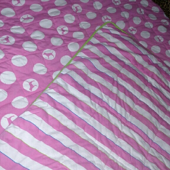 Victoria secret pink dog comforter blanket