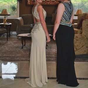 Champagne prom dress!