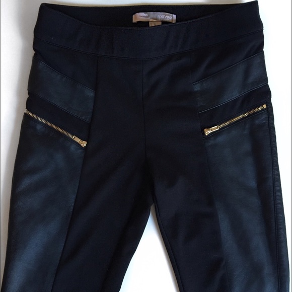 Forever21 Faux leather leggings size S
