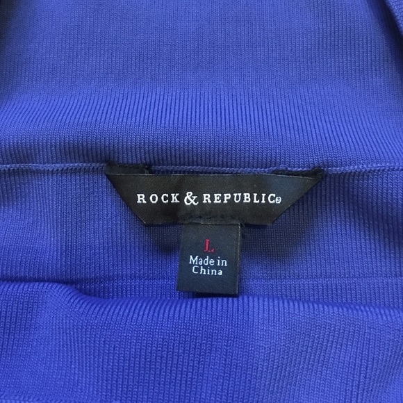 Rock & republic blue pencil skirt - Picture 2 of 3