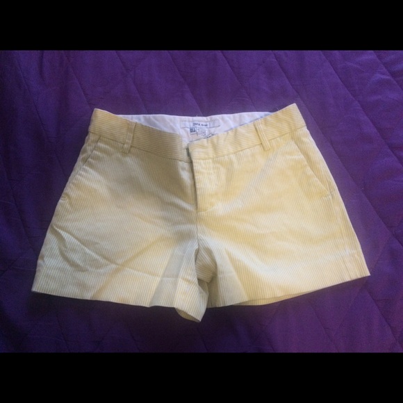 Yellow Stripped Zara Shorts