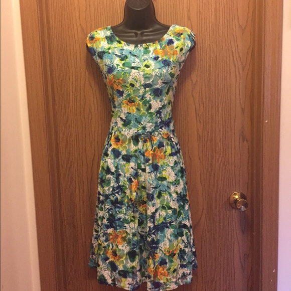 Multicolor Spring/Summer Dress