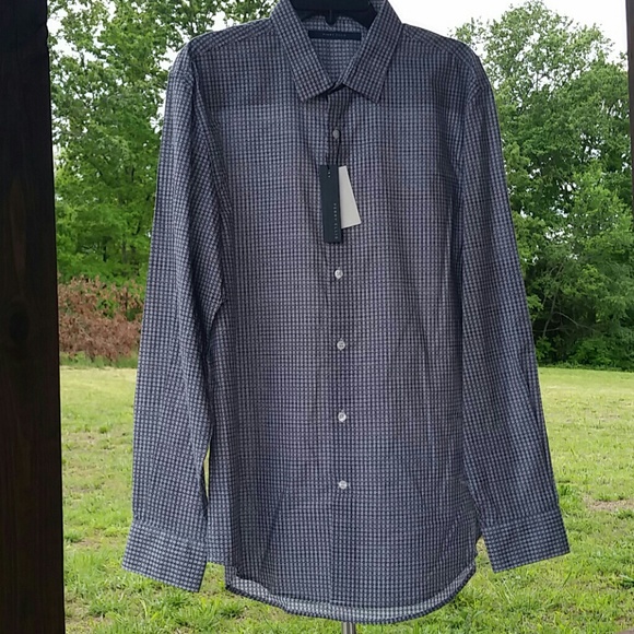 Perry Ellis Long Sleeves Men Shirt