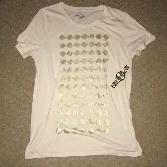 Gold dot t-shirt