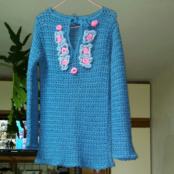 HIPPIE CROCHET BLOUSE - Picture 3 of 3