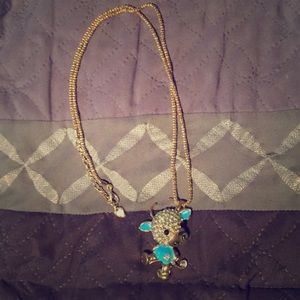 Betsey Johnson Bull Necklace