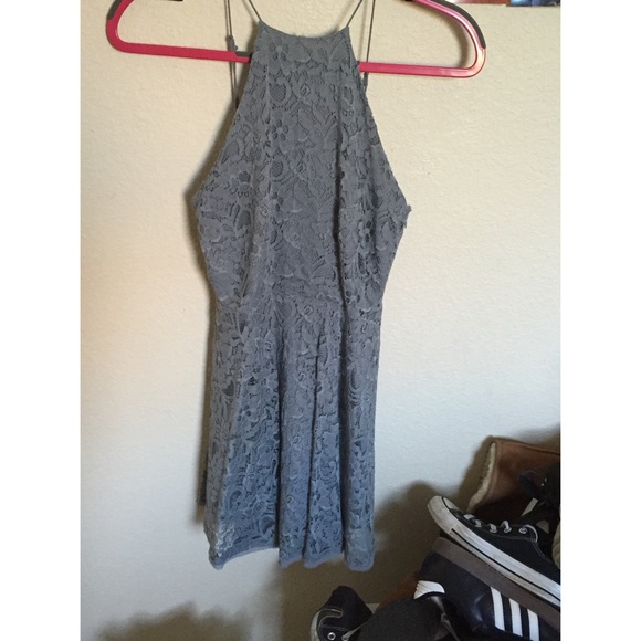 kimchi blue lace high neck dress