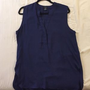 Blue Loose fitted top